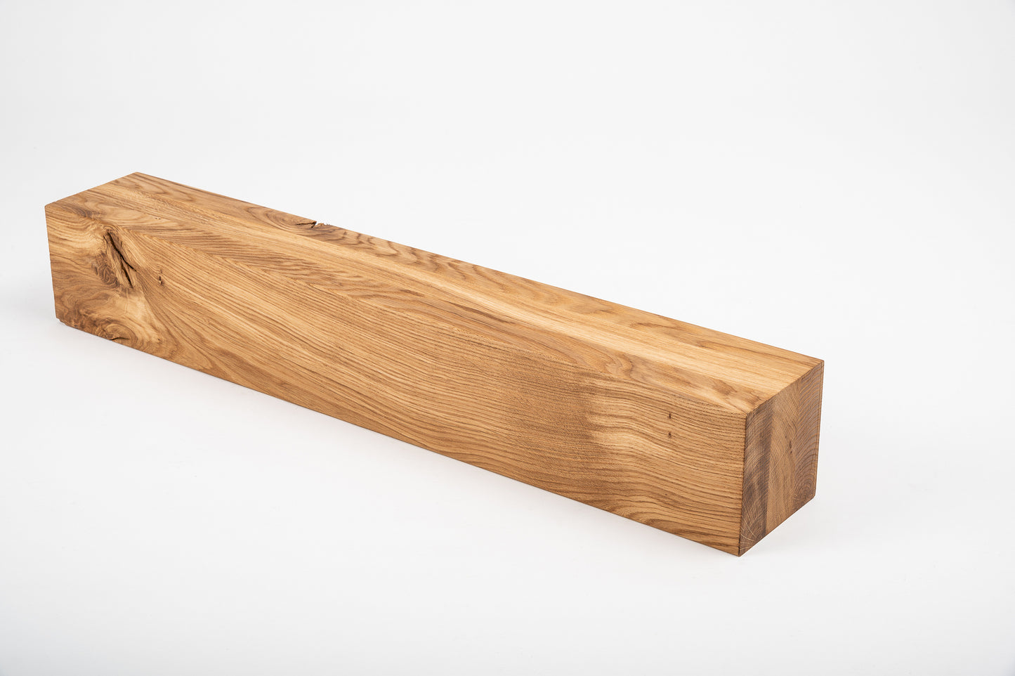Glulam oak beam Rustic 120x120 mm hard wax oil natural (colourless), square timber, solid wood