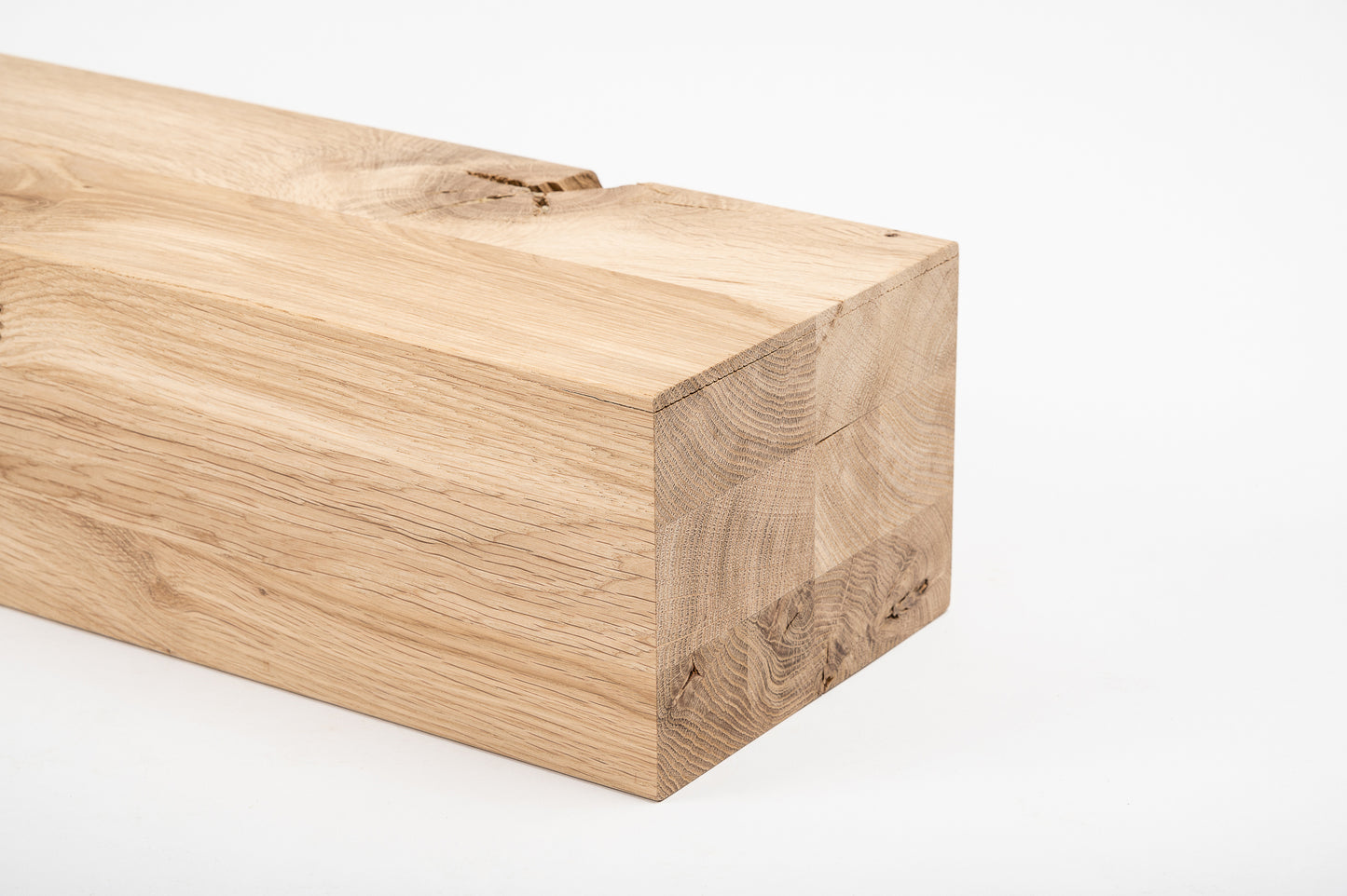 Glulam oak beam Rustic 120x160 mm untreated, square timber, solid wood