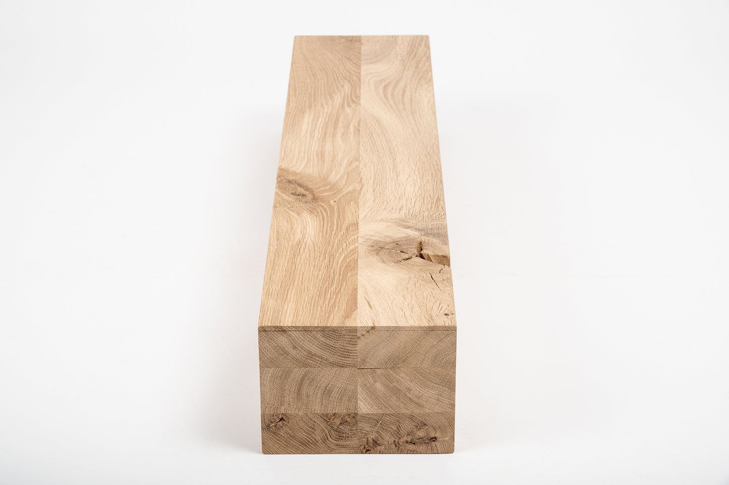 Glulam oak beam Rustic 120x160 mm untreated, square timber, solid wood