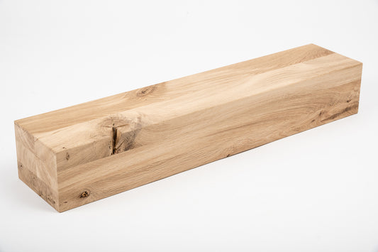 Glulam oak beam Rustic 120x160 mm untreated, square timber, solid wood