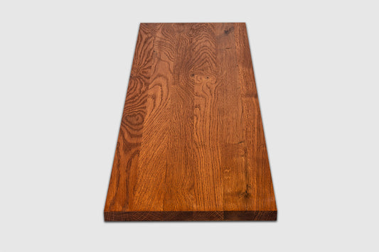 Shelf Stair tread Riser Windowsill Oak A/B, finger jointed lamellas, 20 mm, Cherry oil