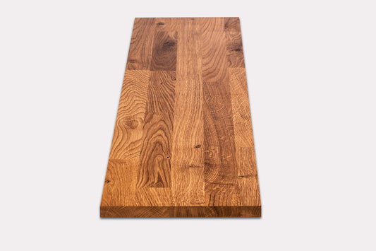 Shelf Stair tread Riser Windowsill Oak A/B, finger jointed lamellas, 20 mm, Natural oil