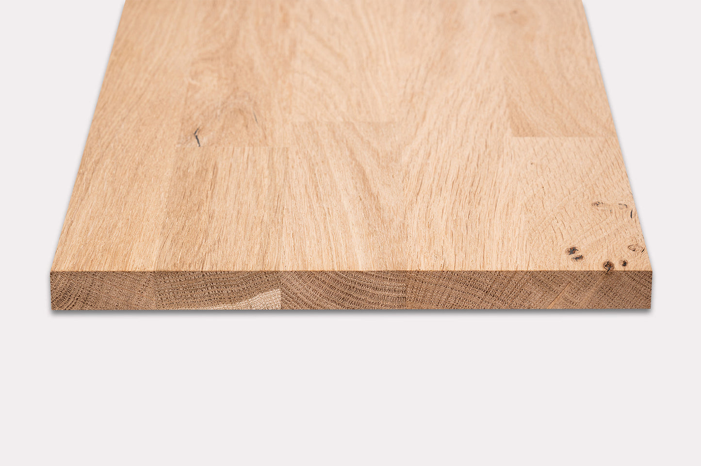 Shelf Stair tread Riser Windowsill Oak Rustic, finger jointed lamellas, 26 mm, Unfinished