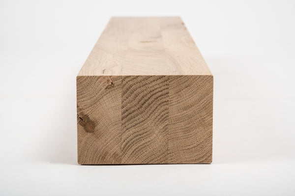 Glulam oak beam Rustic 80x120 mm untreated, square timber, solid wood