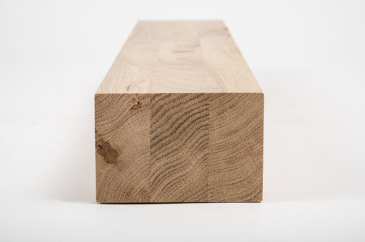 Glulam oak beam Rustic 80x120 mm untreated, square timber, solid wood