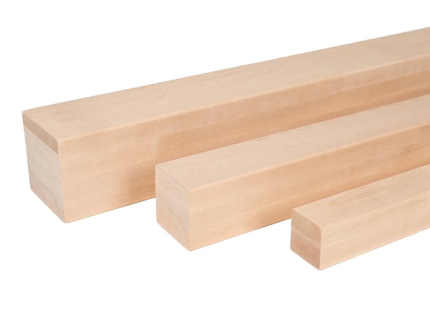 Glulam birch beam A/B 70x70 mm Hard wax oil Natural white, square timber, solid wood