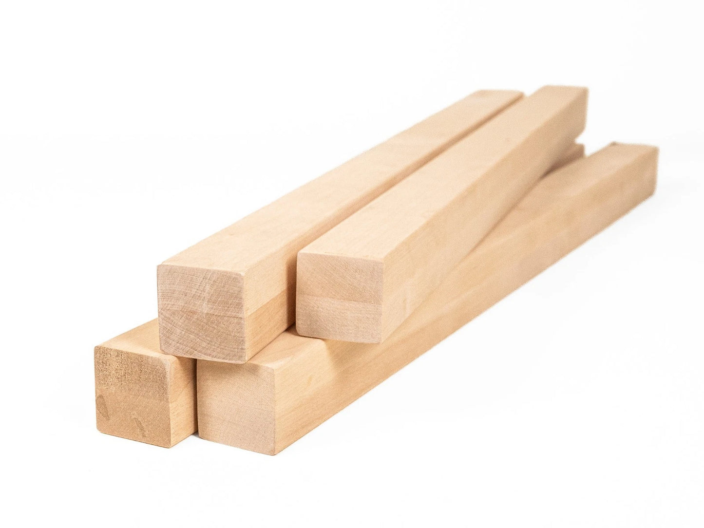 Glulam birch beam A/B 50x50 mm Hard wax oil Natural white, square timber, solid wood