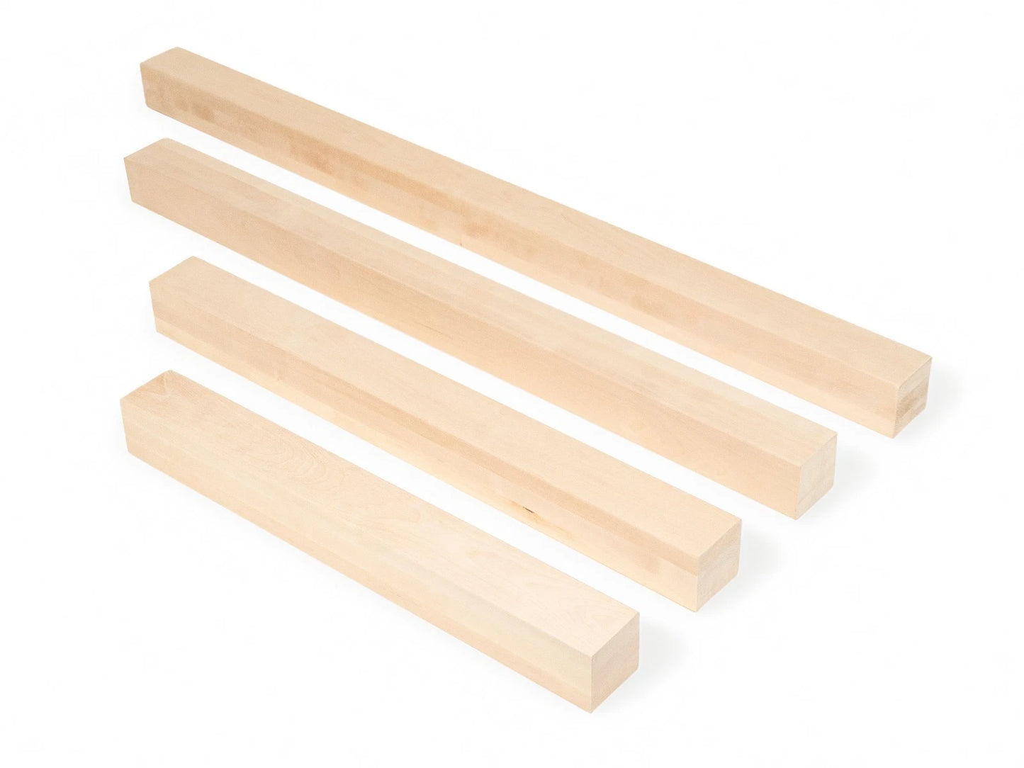 Glulam birch beam A/B 70x70 mm Hard wax oil Natural white, square timber, solid wood