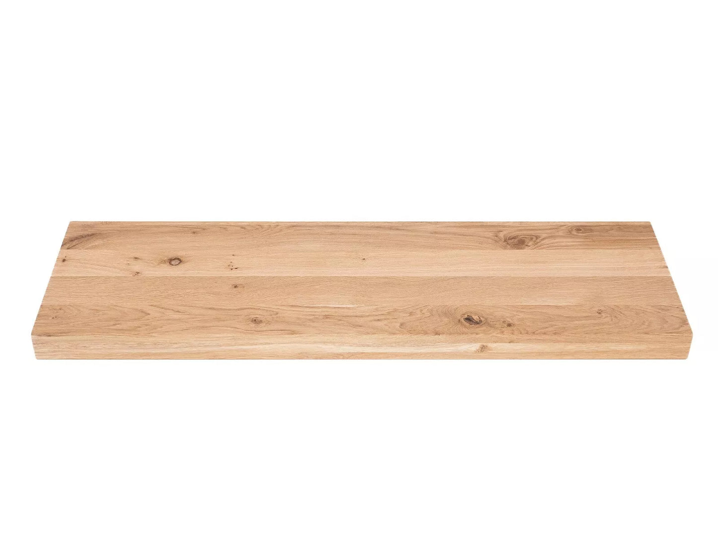 Contremarche de marche d'escalier Appui de fenêtre Contremarches Chêne Rustique, lamelles pleines, 52 mm, 3 couches, huile dure cire nature blanche