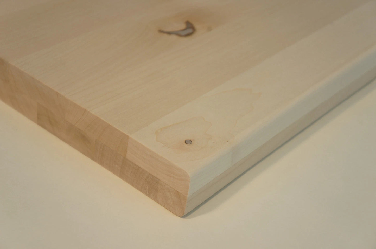 Shelf Stair tread Riser Windowsill Maple Rustic, full stave lamellas, 40 mm, 2-layer, Unfinished