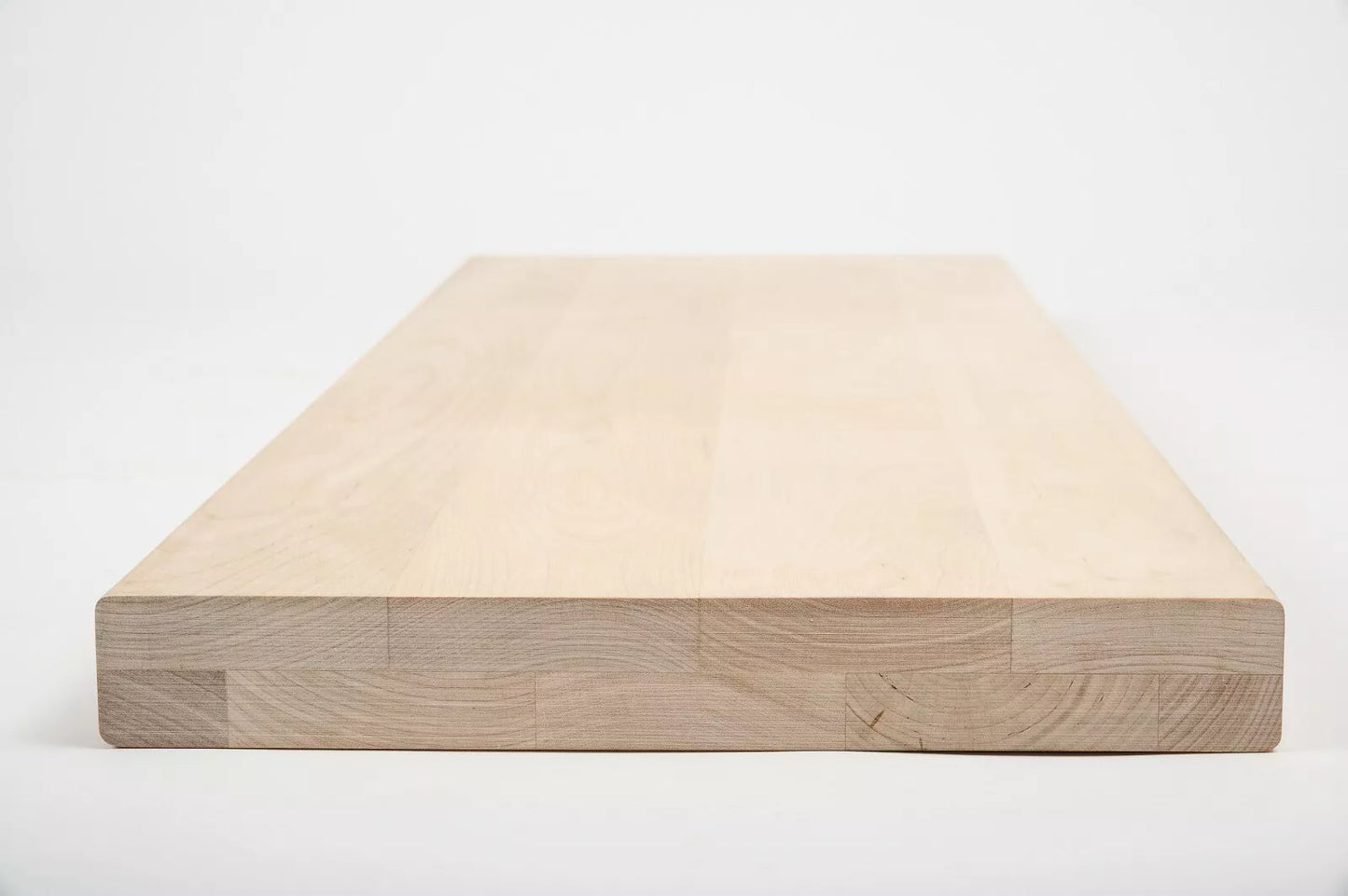 Shelf Stair tread Riser Windowsill Birch A/B, full stave lamellas, 40 mm, 2-layer, Unfinished