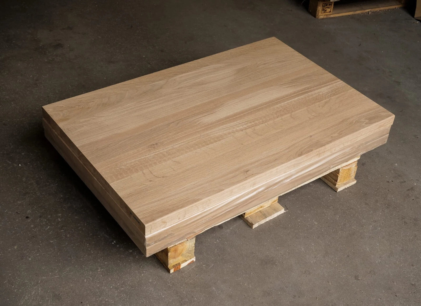 Solid edge glued panel DIY Oak A/B, full stave lamellas with fixed width, 35 mm, 2-layer