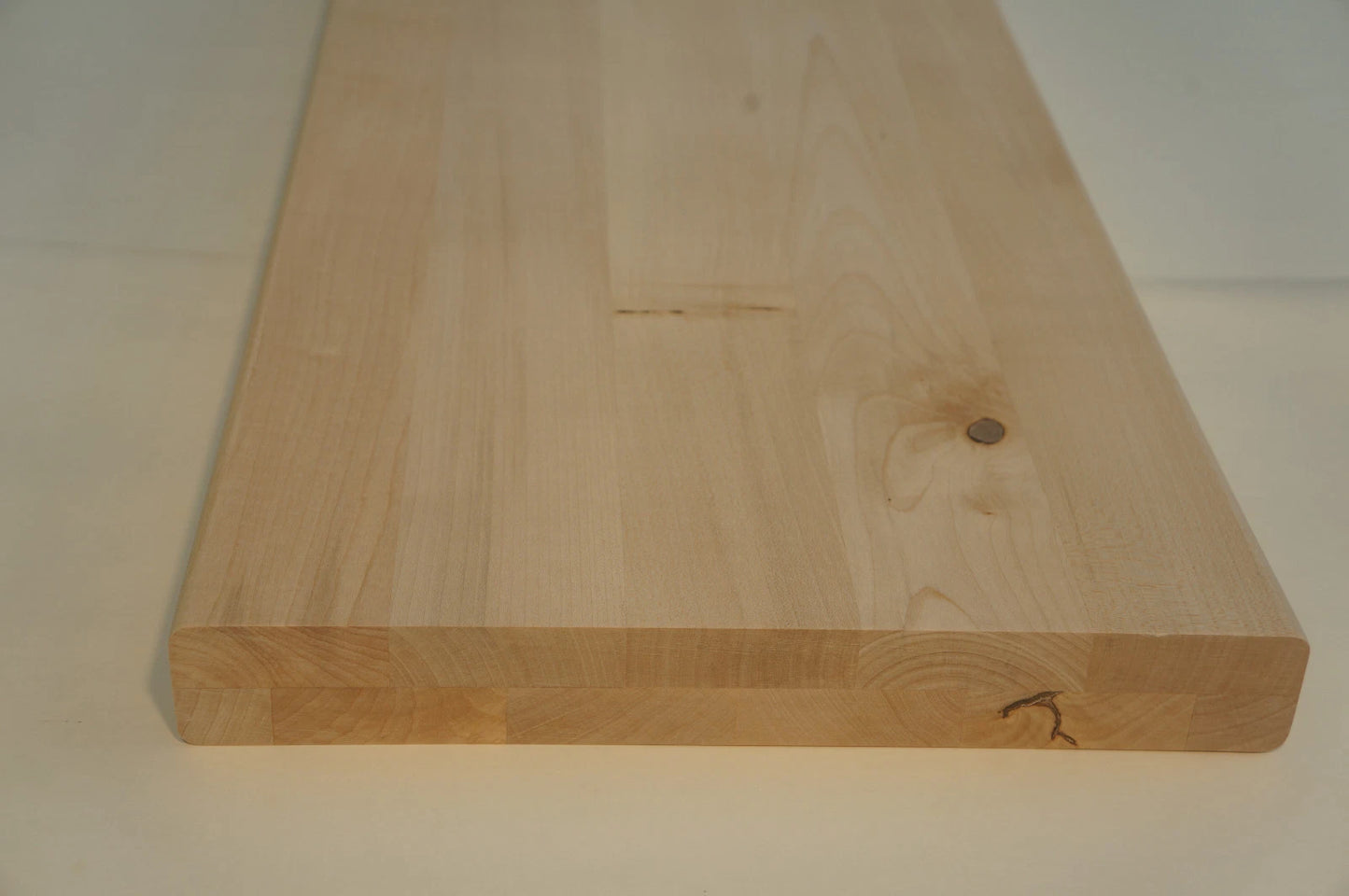 Shelf Stair tread Riser Windowsill Maple Rustic, full stave lamellas, 40 mm, 2-layer, Unfinished