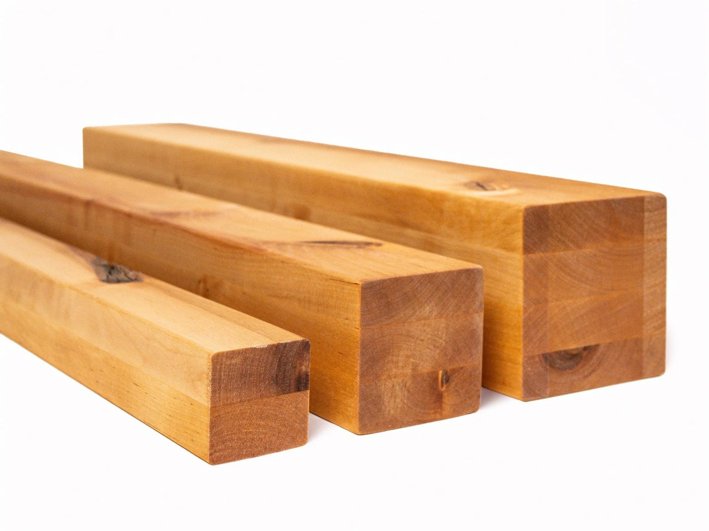 Glulam birch beam Rustic 100x100 mm Natural oil, square timber, solid wood