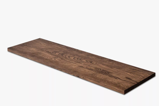 Shelf Stair tread Riser Windowsill Oak A/B, full stave lamellas, 16 mm, Walnut oil