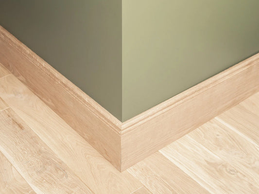 Solid Skirting Board Oak A/B 20x150mm unfinished 1,5-2,5m Hamburg Profile