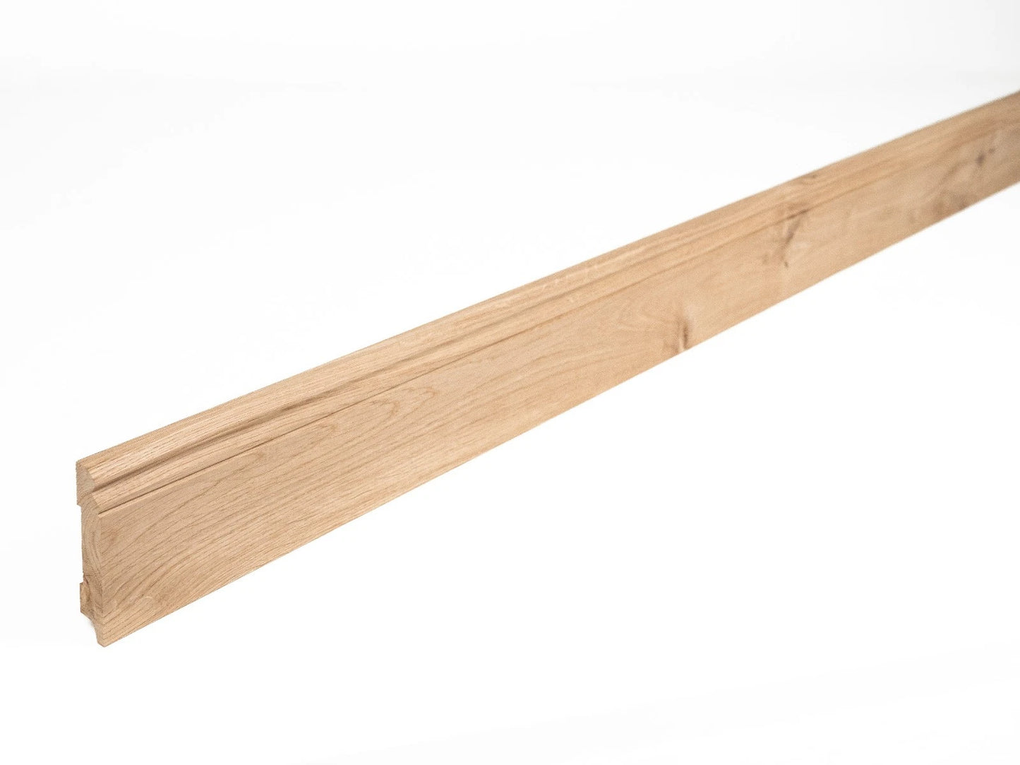 Solid Skirting Board Oak Rustic 20x110mm unfinished 1,5-2,5m Hamburg Profile