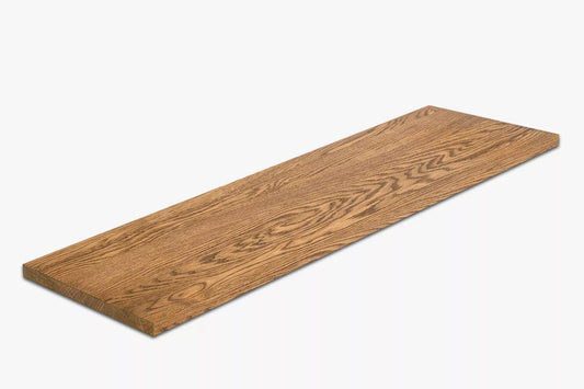 Shelf Stair tread Riser Windowsill Oak A/B, full stave lamellas, 16 mm, Antique oil