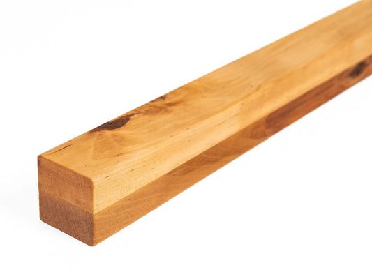 Glulam birch beam Rustic 50x50 mm Natural oil, square timber, solid wood