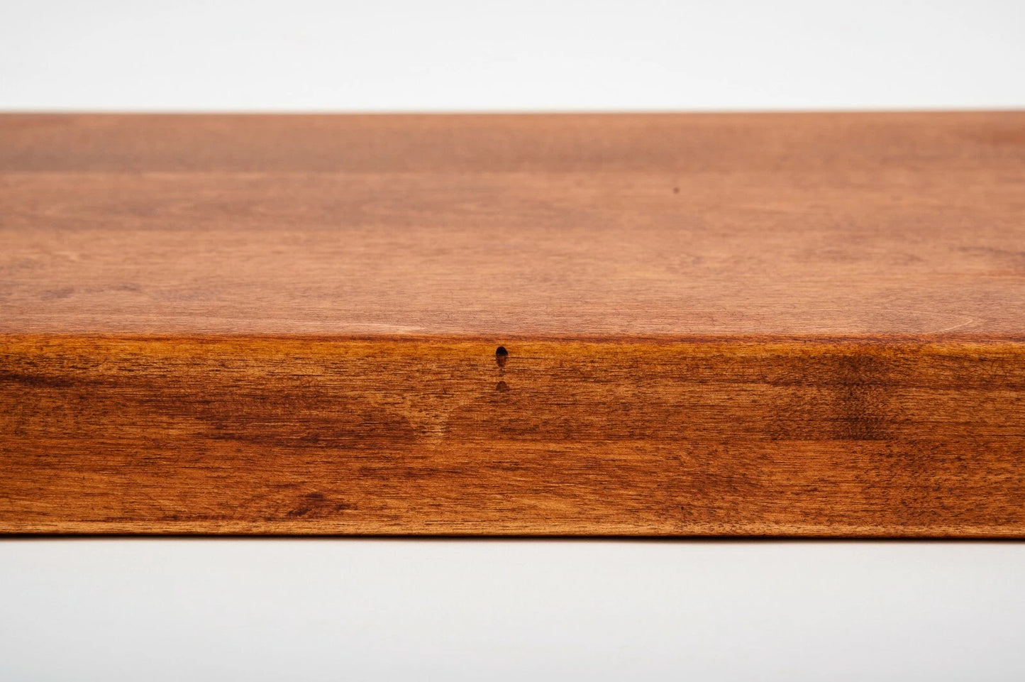 Shelf Stair tread Riser Windowsill Birch A/B, full stave lamellas, 40 mm, 2-layer, Cherry oil