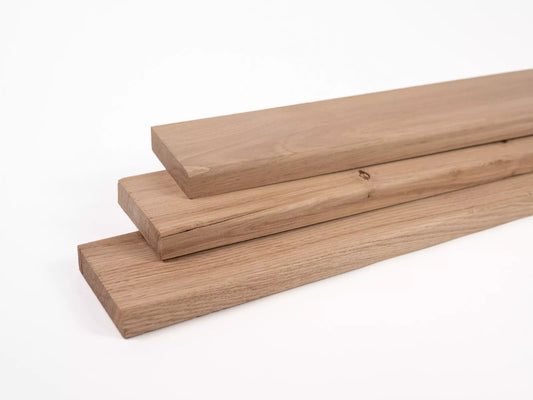 Plinthe massive Chêne rustique, 18x70x2000mm avec rayon, non fini, sans remplissage