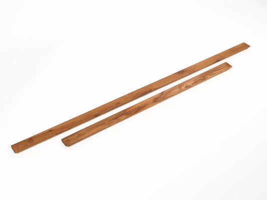 Plinthe massive Chêne rustique, 16x50x800-1500mm, Huilé naturel