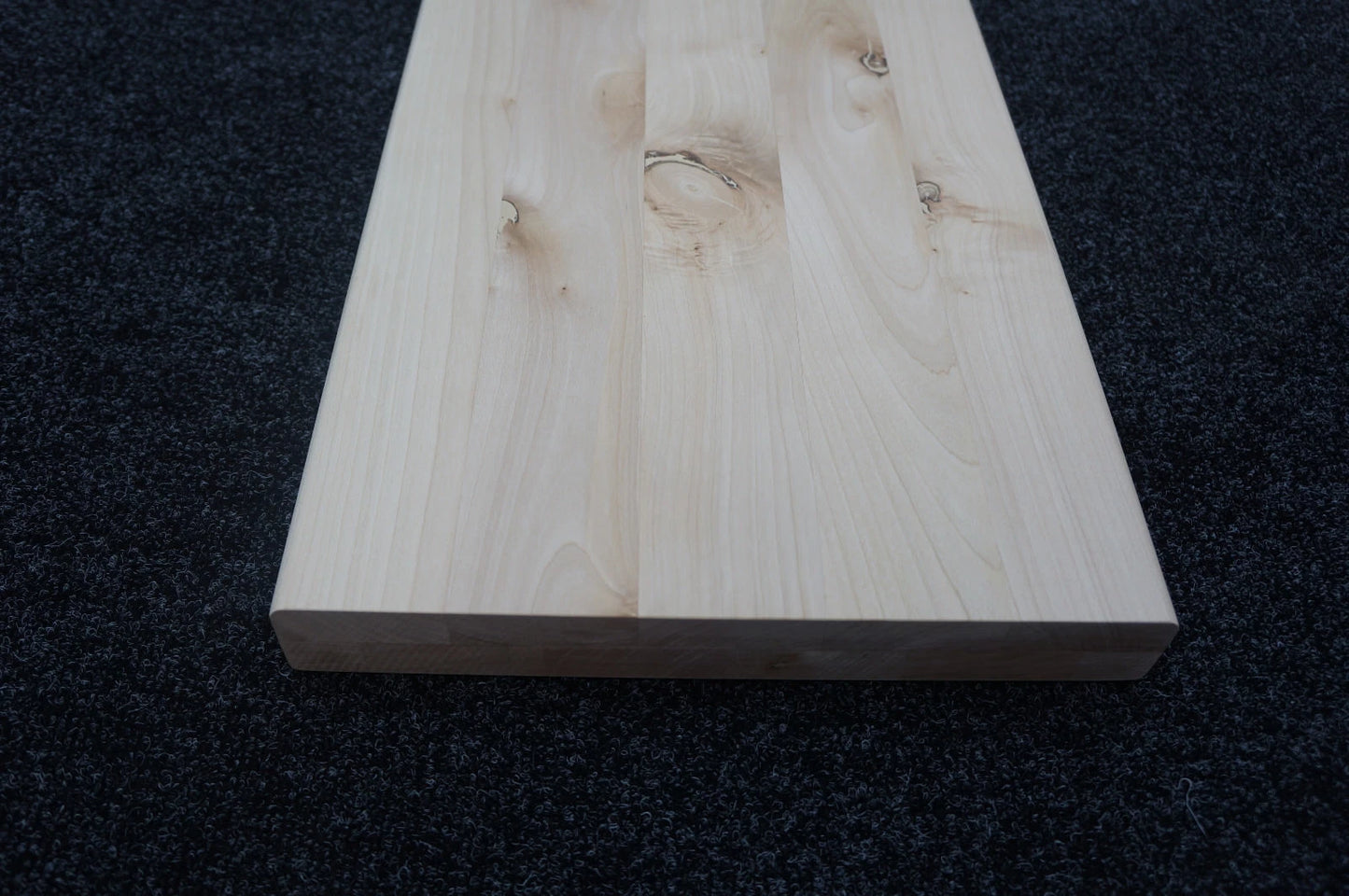 Shelf Stair tread Riser Windowsill Maple Rustic, full stave lamellas, 40 mm, 2-layer, Unfinished