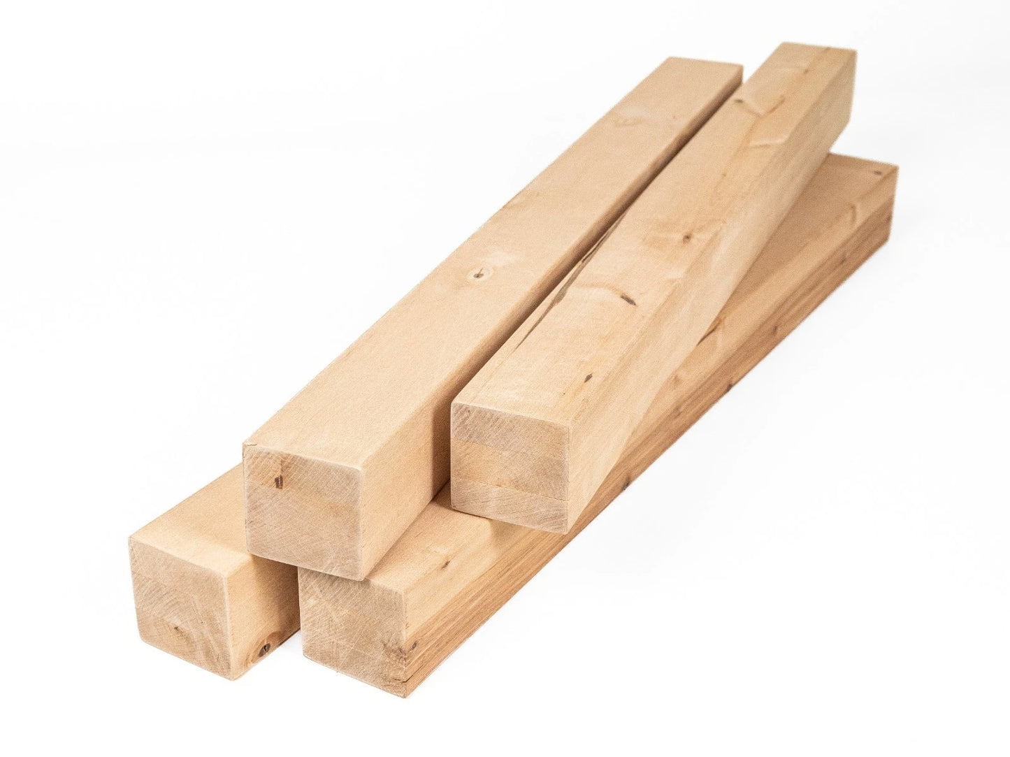 Glulam birch beam Rustic 70x70 mm Hard wax oil Natural white, square timber, solid wood