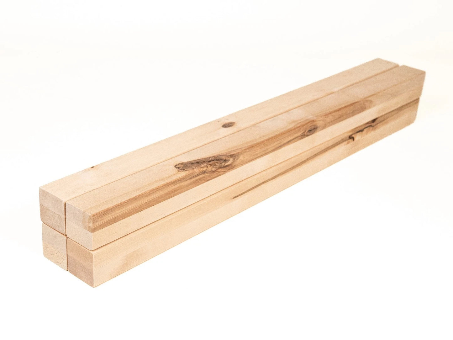 Glulam birch beam Rustic 50x50 mm Hard wax oil Natural white, square timber, solid wood