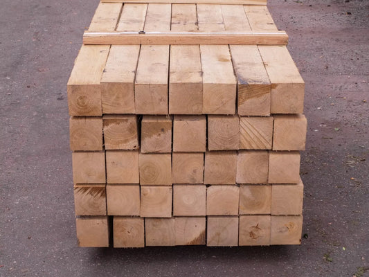 Fresh Sawn Oak Beam, 100x100x2400 mm
