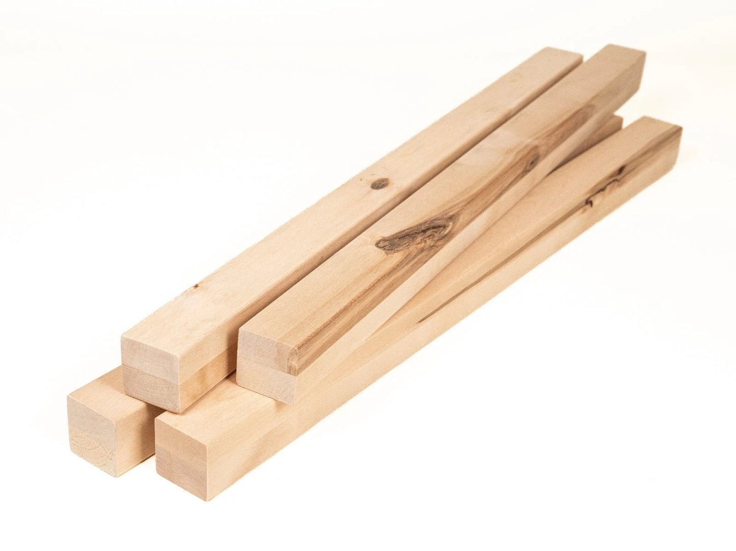 Glulam birch beam Rustic 50x50 mm Hard wax oil Natural white, square timber, solid wood
