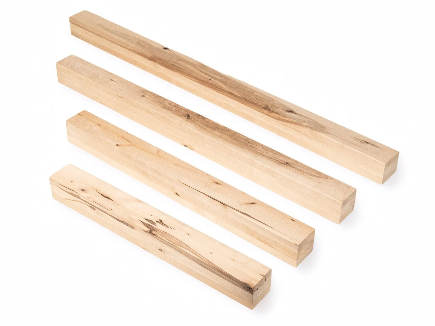 Glulam birch beam Rustic 70x70 mm Hard wax oil Natural white, square timber, solid wood