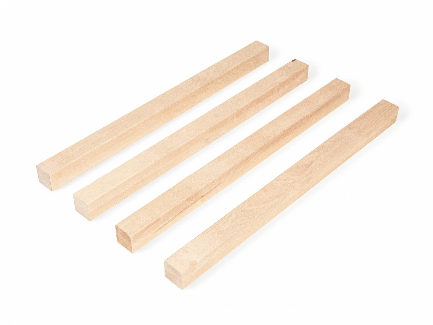 Glulam birch beam A/B 50x50 mm Hard wax oil Natural white, square timber, solid wood