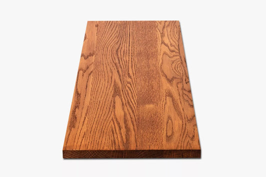 Shelf Stair tread Riser Windowsill Oak A/B, full stave lamellas, 16 mm, Cherry oil