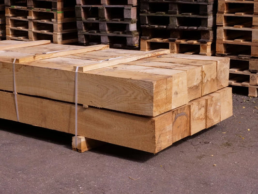 Fresh Sawn Oak Beam, 200x200x2400 mm
