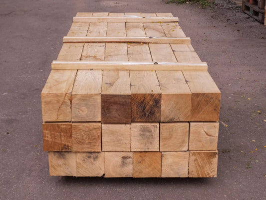 Fresh Sawn Oak Beam, 150x150x2400 mm
