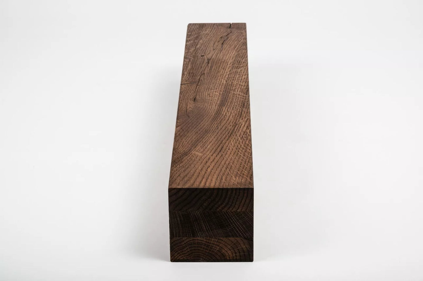 Glulam oak beam Rustic 120x120 mm walnut oil, square timber, solid wood