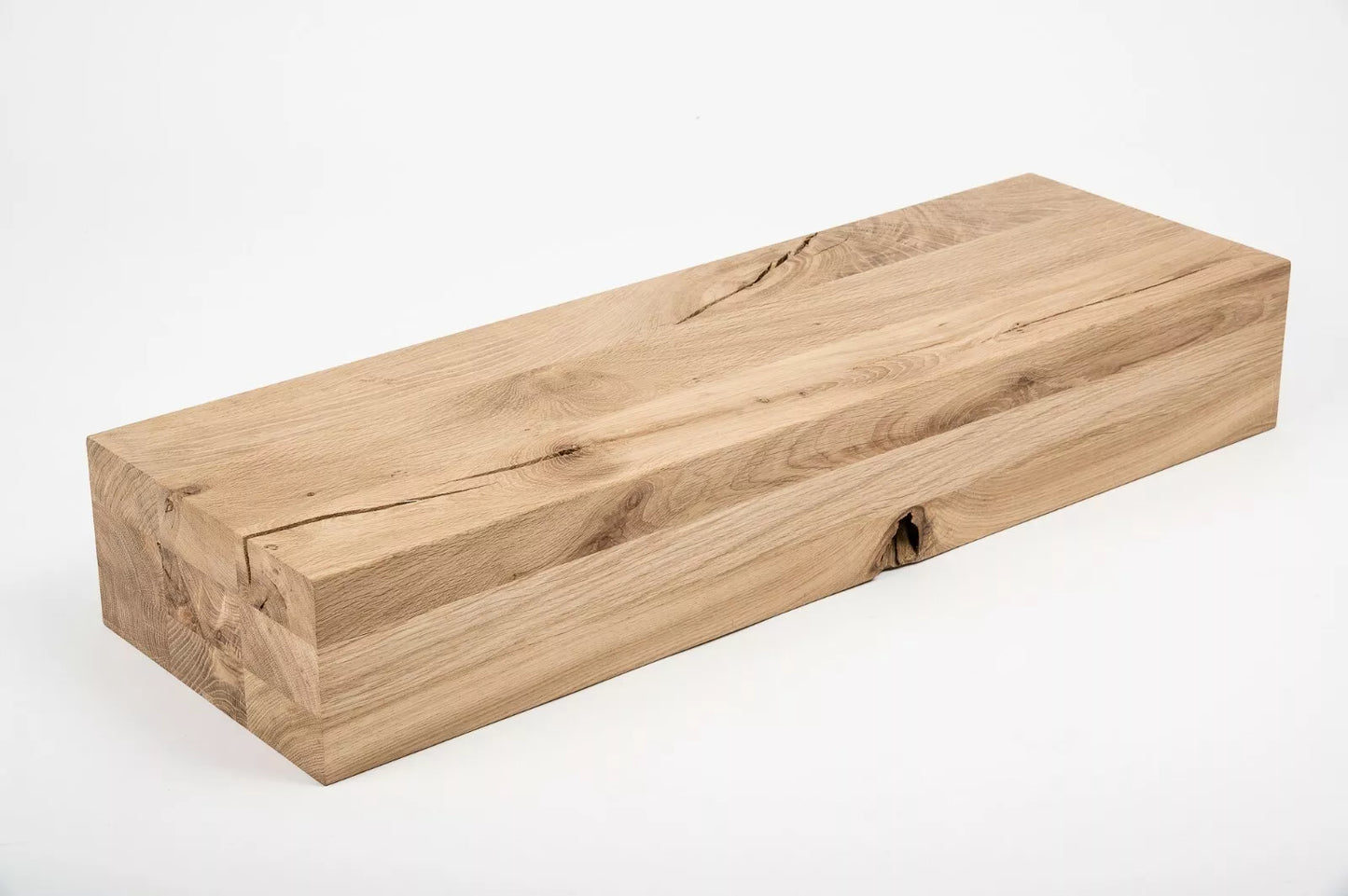 Glulam oak beam Rustic 120x240 mm untreated, square timber, solid wood