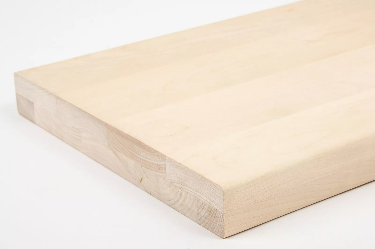 Shelf Stair tread Riser Windowsill Birch A/B, full stave lamellas, 40 mm, 2-layer, Unfinished