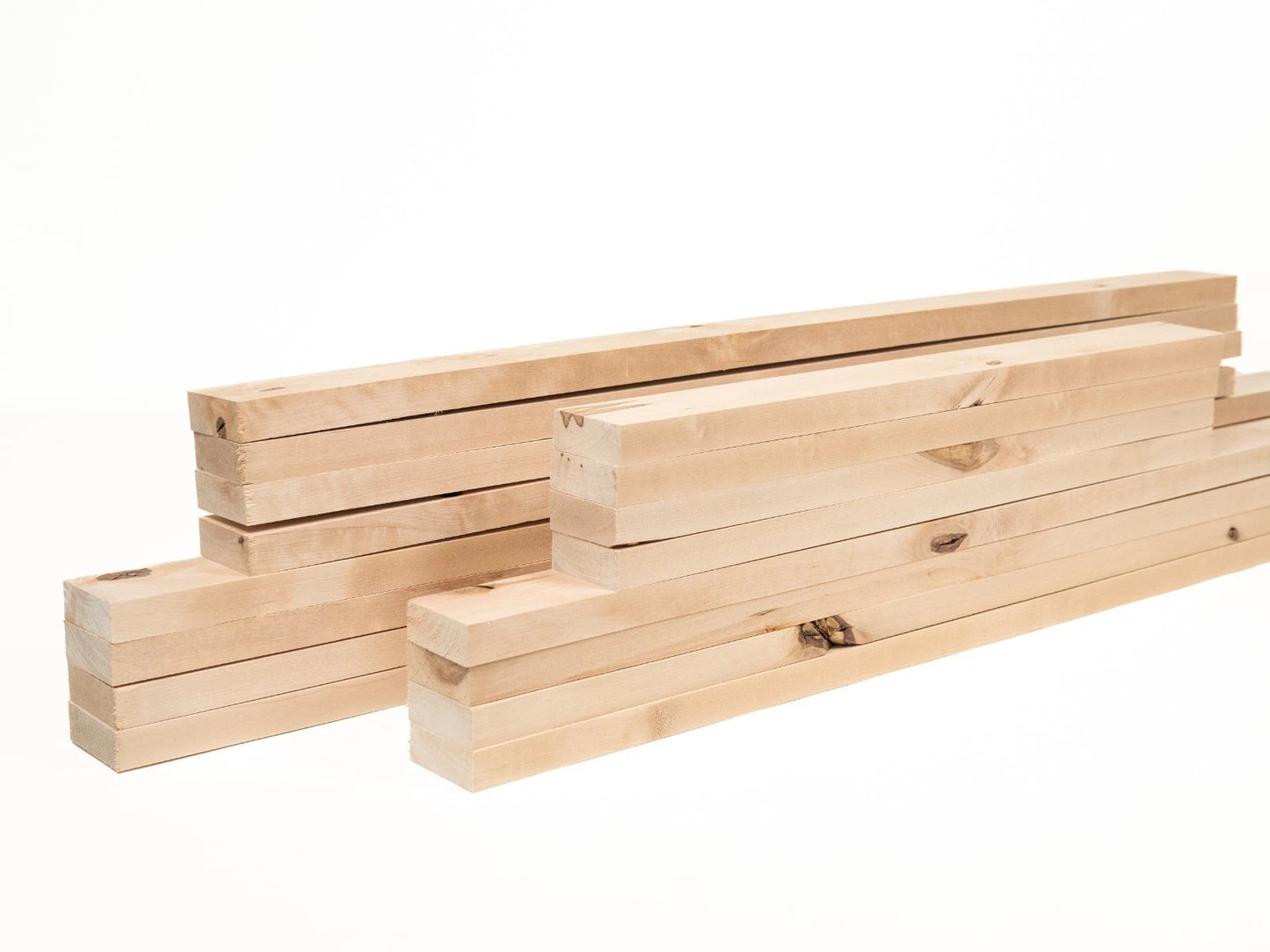 Lamella Birch Rustic 24x60mm unfinished