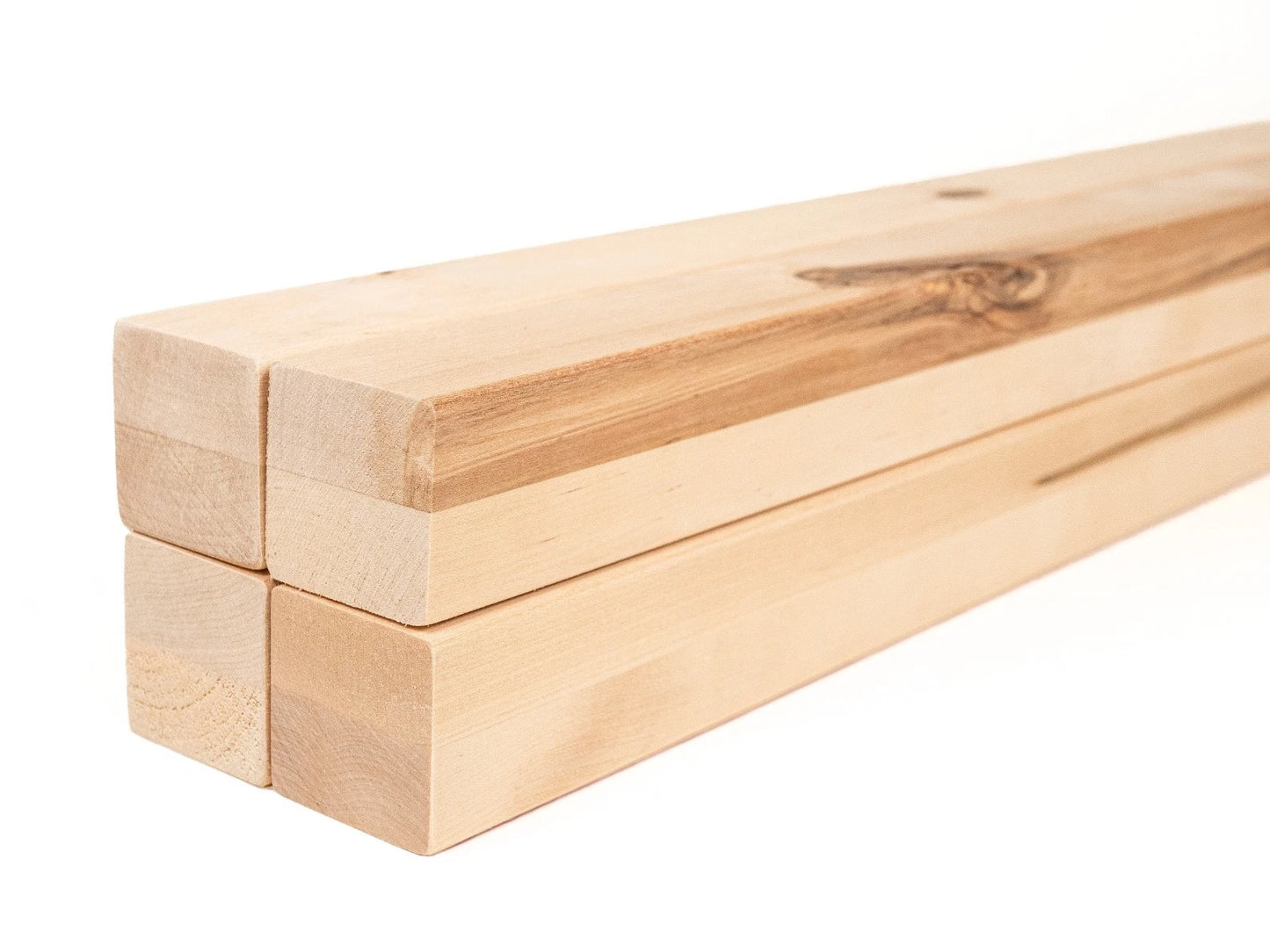 Glulam birch beam Rustic 50x50 mm untreated, square timber, solid wood
