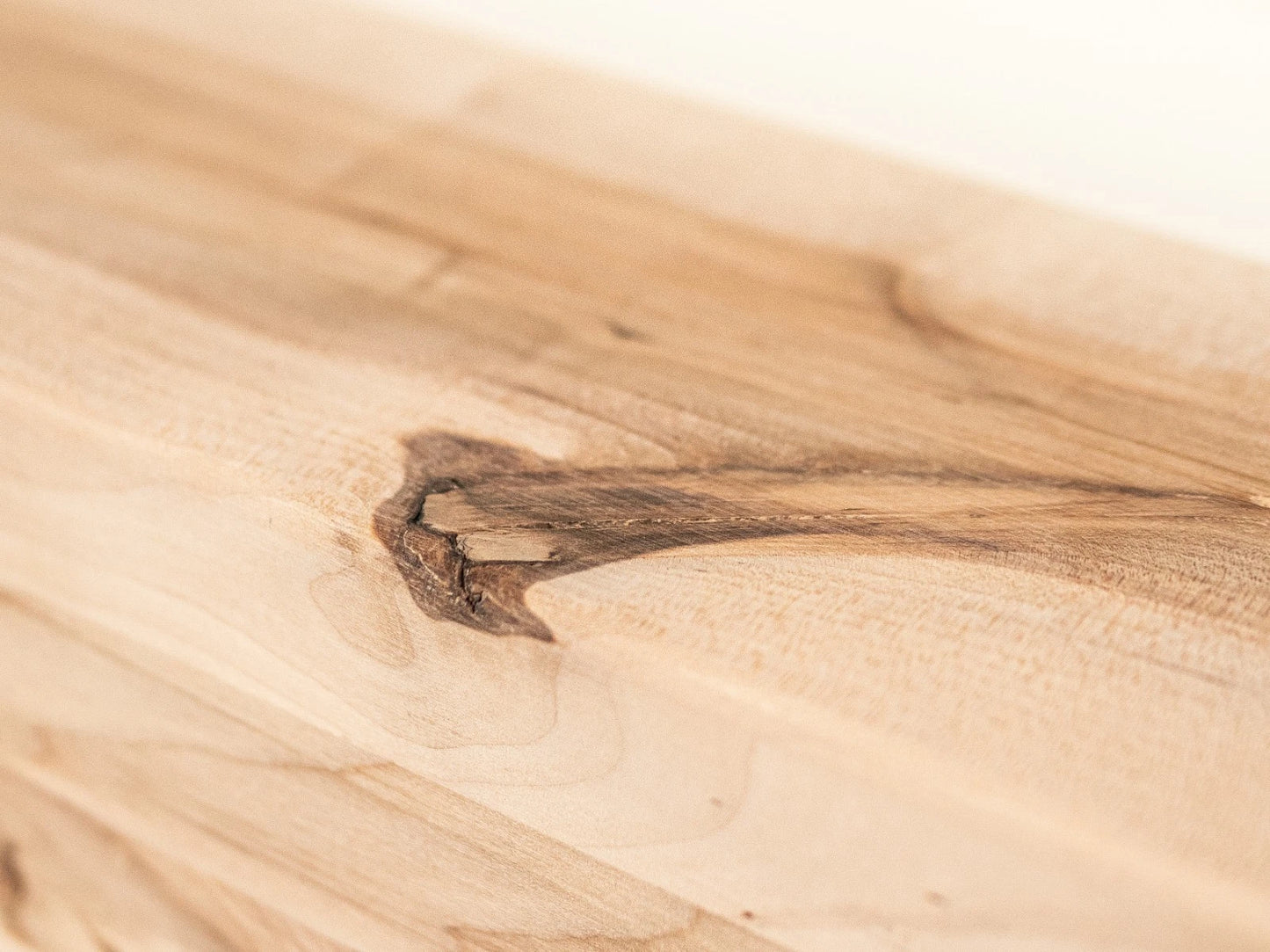 Glulam birch beam Rustic 100x100 mm Hard wax oil Natural white, square timber, solid wood