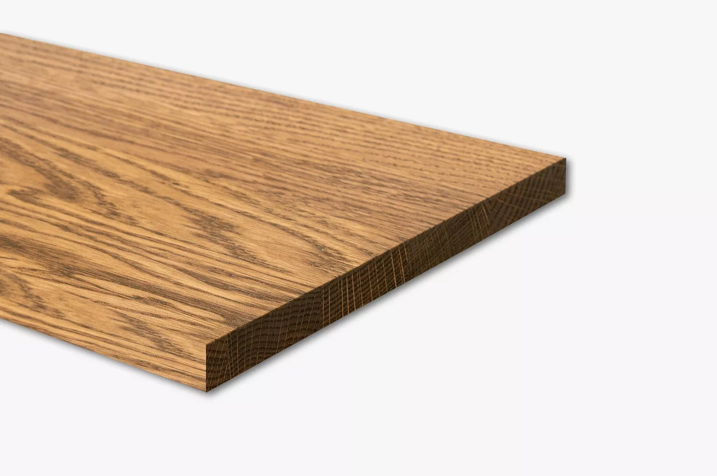 Shelf Stair tread Riser Windowsill Oak A/B, full stave lamellas, 20 mm, Antique oil