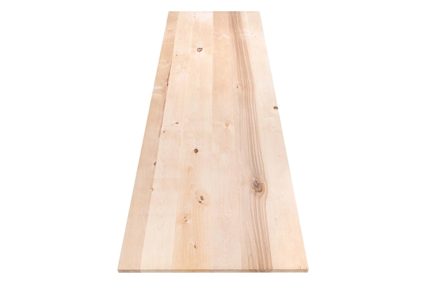 Solid edge glued panel DIY Birch Rustic, full stave lamellas, 20 mm