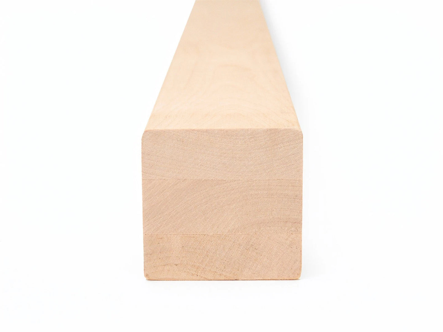 Glulam birch beam A/B 70x70 mm Hard wax oil Natural white, square timber, solid wood