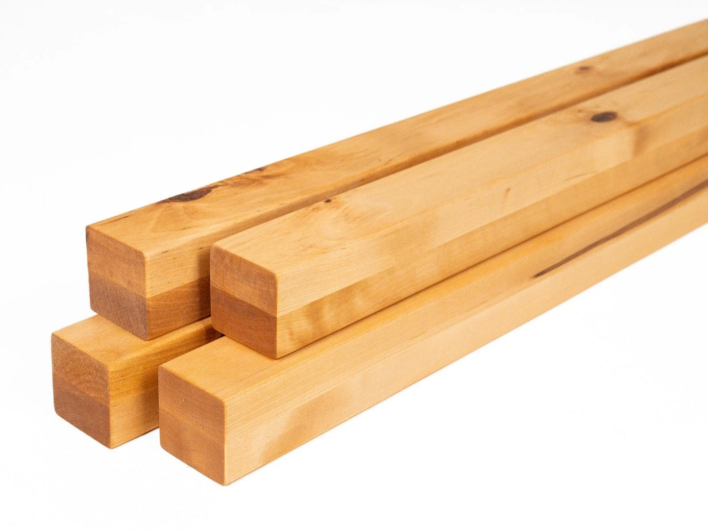 Glulam birch beam Rustic 50x50 mm Natural oil, square timber, solid wood
