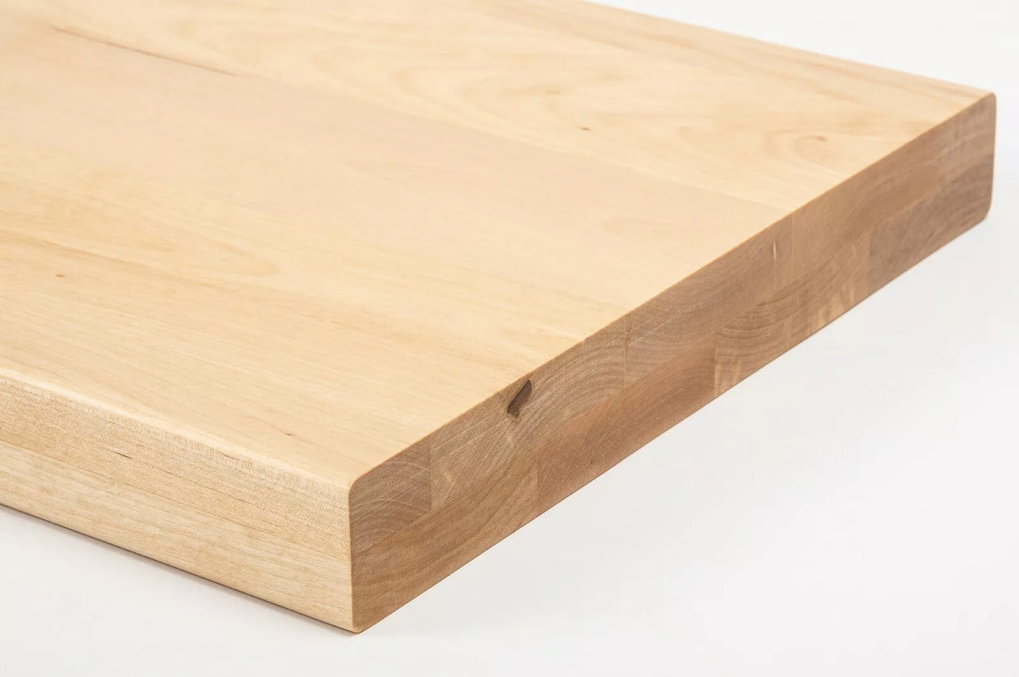 Shelf Stair tread Riser Windowsill Birch A/B, full stave lamellas,  40 mm, 2-layer, Matte lacquere