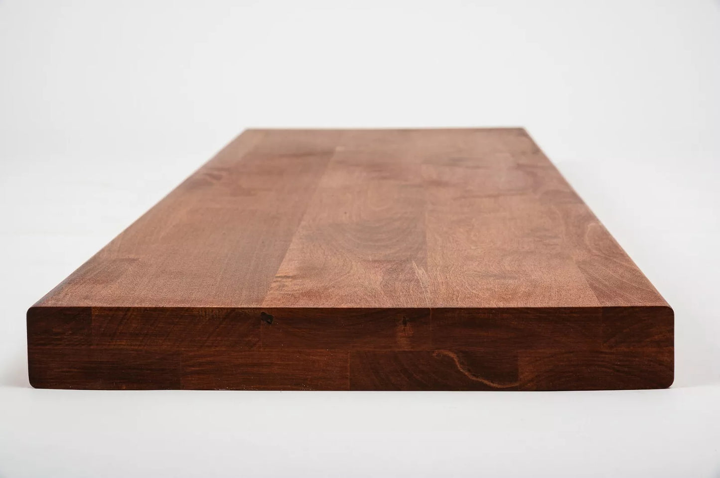 Shelf Stair tread Riser Windowsill Birch A/B, full stave lamellas, 40 mm, 2-layer, Cherry oil