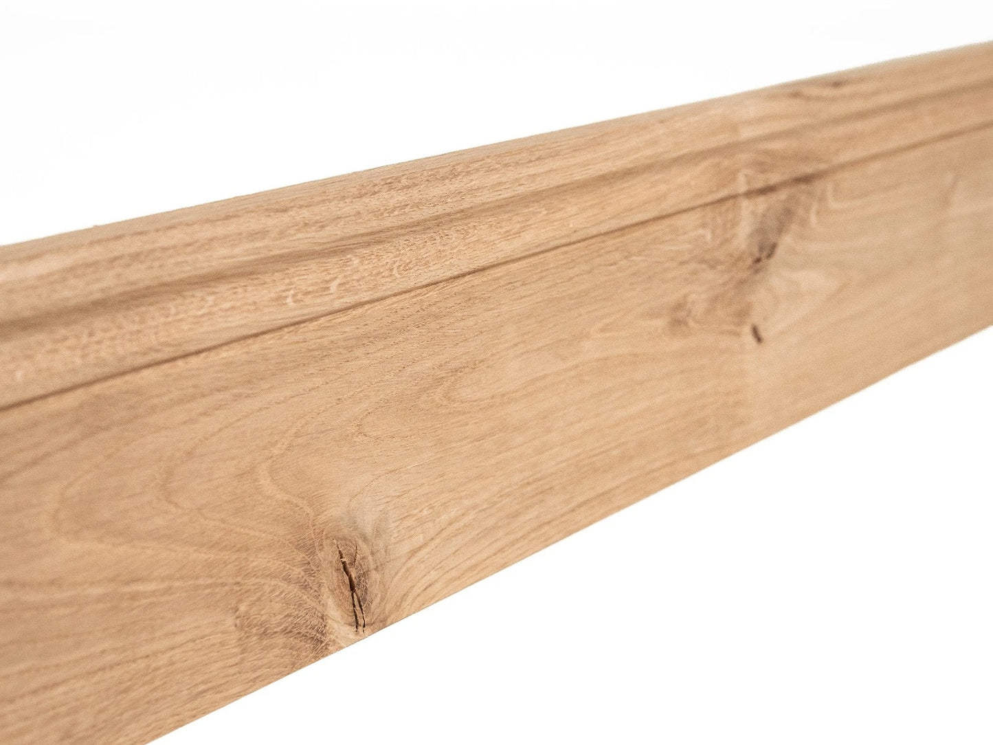 Solid Skirting Board Oak Rustic 20x110mm unfinished 1,5-2,5m Hamburg Profile