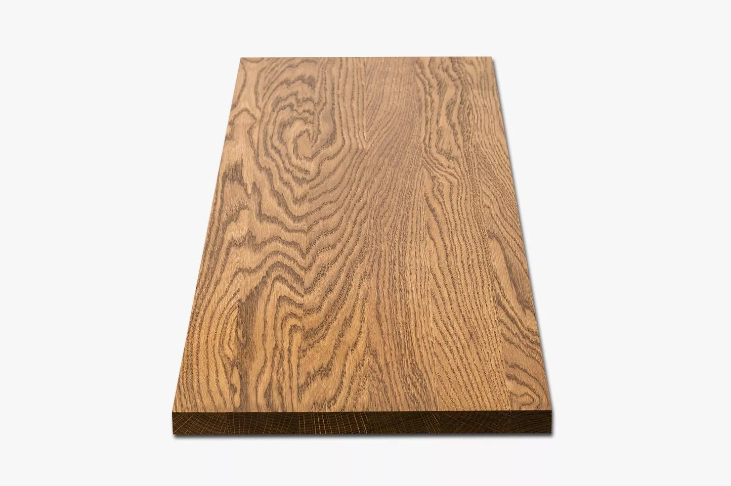 Shelf Stair tread Riser Windowsill Oak A/B, full stave lamellas, 20 mm, Antique oil